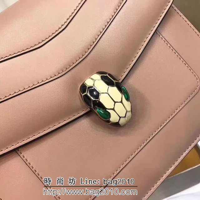 BVLGARI寶格麗 專櫃新款 蛇頭扣環 三層琺瑯蛇頭包 可手提肩背斜挎 B38329 FYD1355